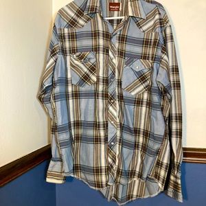 Vintage Wrangler Western Pearl Snap Shirt